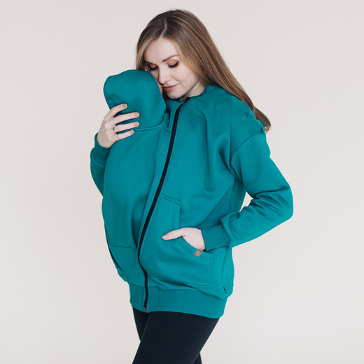 Těhotenská / nosící mikina hoodie Biscaya