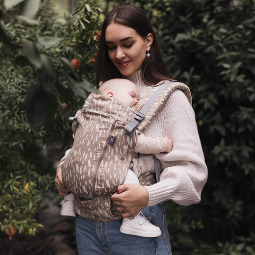 Ergo nosítko od narození ONE+ COOL Organic Písek